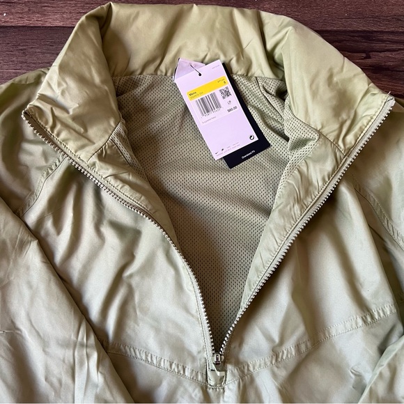 Nike Men's Unlined Woven Anorak Jacket Green Size Small DQ4910-334 - Picture 5 of 9